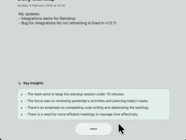 Take action, instantly